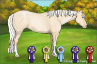 Horse Color:Silver Smoky Black Pearl 