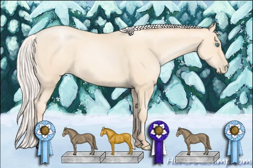 Horse Color: Silver Amber Cream Champagne Pearl 