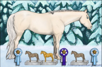 Horse Color:Silver Amber Cream Champagne Pearl 