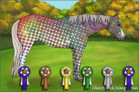 Horse Color:Silver Buckskin Frame 