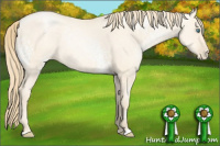 Horse Color:White Spotted Smoky Grullo Pearl 