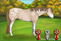 Horse Color:Black Ice Pearl Sabino