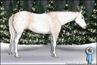Horse Color:White Spotted Silver Brown Ice Dun Splash 