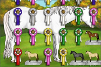 Horse Color:White Spotted Perlino Dun 