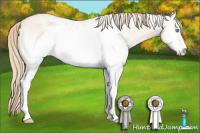 Horse Color:White Spotted Perlino Dun Sabino