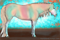 Horse Color:Palomino Roan Dun Splash 