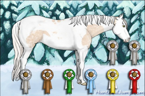 Horse Color: Silver Classic Champagne Ice Dun Splash Tobiano 