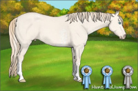 Horse Color:White Spotted Perlino Dun Sabino