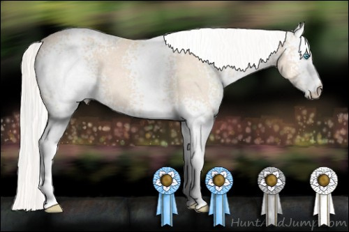 Horse Color: White Spotted Silver Perlino 