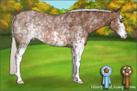 Horse Color:White Spotted Silver Brown