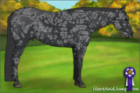 Horse Color:Black Ice 