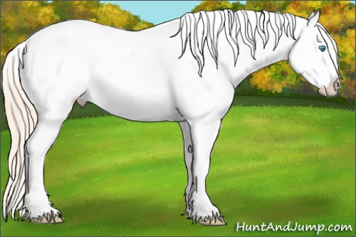 Horse Color: Perlino Dun Tobiano Varnish 