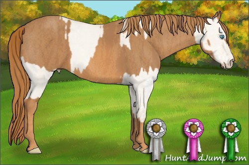 Horse Color: Perlino Dun Sabino  Brindle