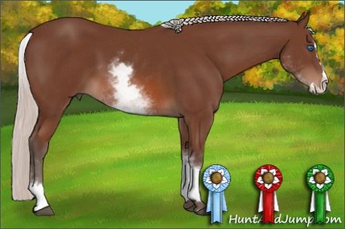 Horse Color: White Spotted Silver Bay Splash 