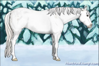 Horse Color:White Spotted Silver Bay Splash 