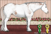 Horse Color:White Spotted Silver Bay Splash 