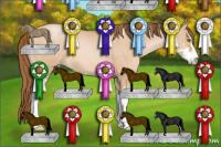 Horse Color:Bay Pearl Dun Sabino