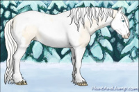 Horse Color:Silver Buckskin Ice Pearl Dun Splash Tobiano 