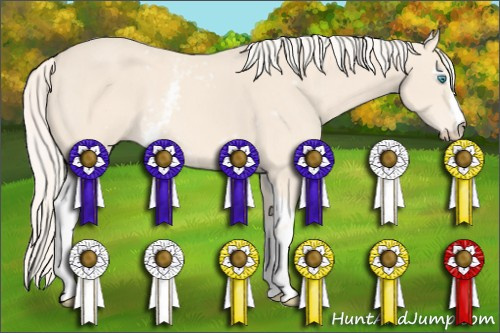 Horse Color: White Spotted Cremello 