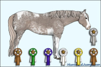 Horse Color:Silver Black Ice Splash Tobiano 