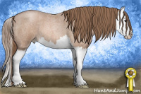Horse Color:Blue Roan Pearl Splash