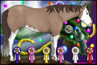 Horse Color:Classic Champagne Sabino Splash