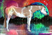 Horse Color:Red Dun Roan Splash Frame