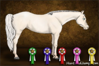 Horse Color:Silver Amber Cream Champagne Pearl 