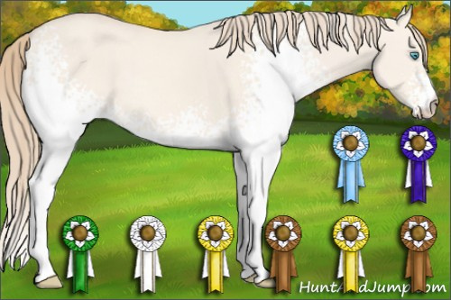 Horse Color: White Spotted Perlino Dun 