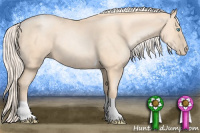 Horse Color:Gold Cream Champagne Pearl Tobiano 