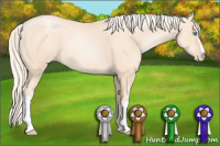 Horse Color:Gold Cream Champagne Pearl 