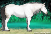 Horse Color:Bay Roan Dun Splash Frame 