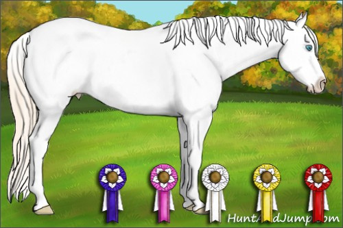 Horse Color: White Spotted Smoky Creme Blanket 