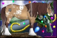 Horse Color:White Spotted Chocolate Buckskin Dun Splash 