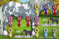 Horse Color:Watercolor White Spotted Silver Black 