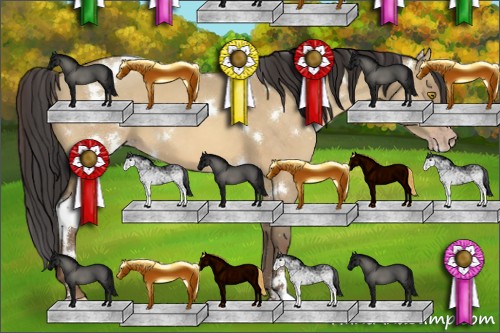 Horse Color:White Spotted Sable Champagne Dun