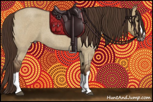 Horse Color:Liver Red Dun Roan Splash Frame Rabicano 