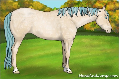 Horse Color:Painted Palomino Ice Pearl 