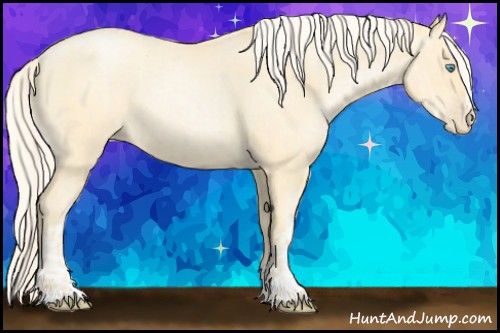 Horse Color:Palomino Roan Pearl  and Palomino Roan Pearl 