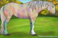 Horse Color:Nacre Watercolor Silver Bay Dun 
