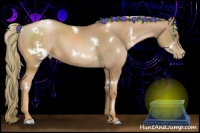 Horse Color:White Spotted Liver Chestnut Pearl 