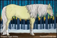 Horse Color:Watercolor Silver Amber Champagne Dun Splash 