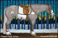 Horse Color:Silver Blue Ice Roan Frame 