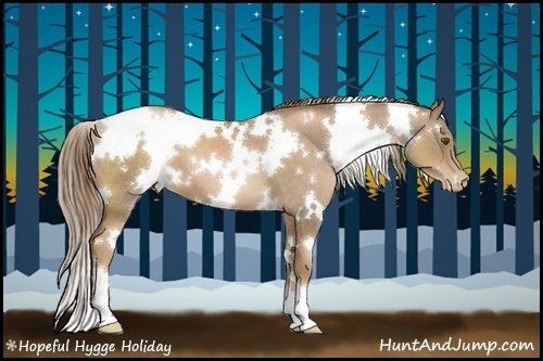 Horse Color:White Spotted Liver Chestnut Pearl 