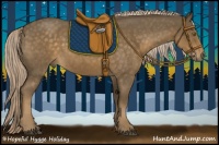 Horse Color:Chocolate Palomino Roan