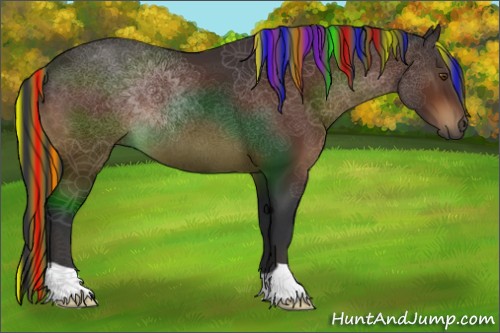 Horse Color:Painted Brown 