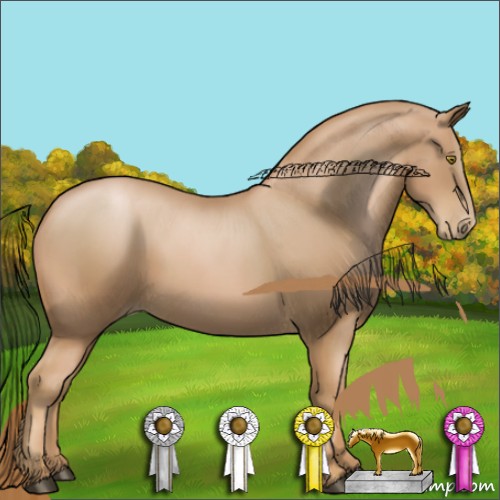 Horse Color:Chestnut Pearl