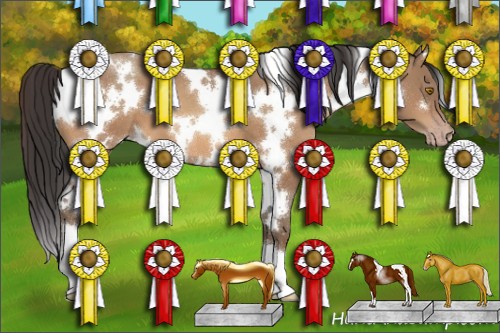 Horse Color:White Spotted Sable Champagne