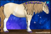 Horse Color:White Spotted Gold Champagne Pearl Dun Sabino Rabicano