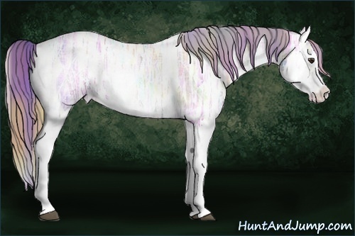 Horse Color:Nacre Plaid  Red Onyx Ice Splash 
